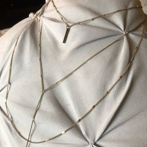 Triple Layer Gold Necklace